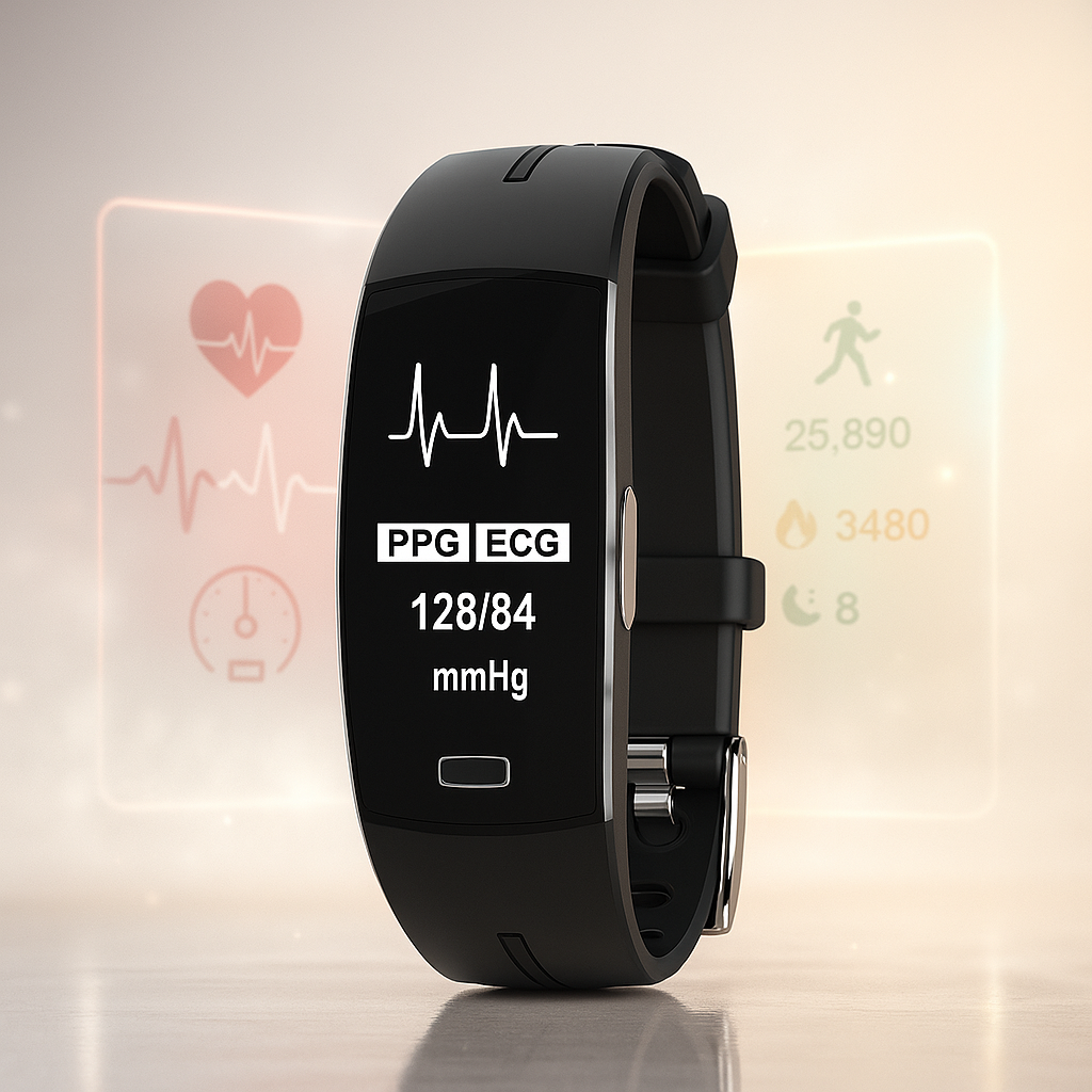 Reloj Inteligente P3 con Presión Arterial y Frecuencia Cardíaca