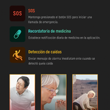 Reloj Inteligente para Mayores con GPS y Detección de Caídas