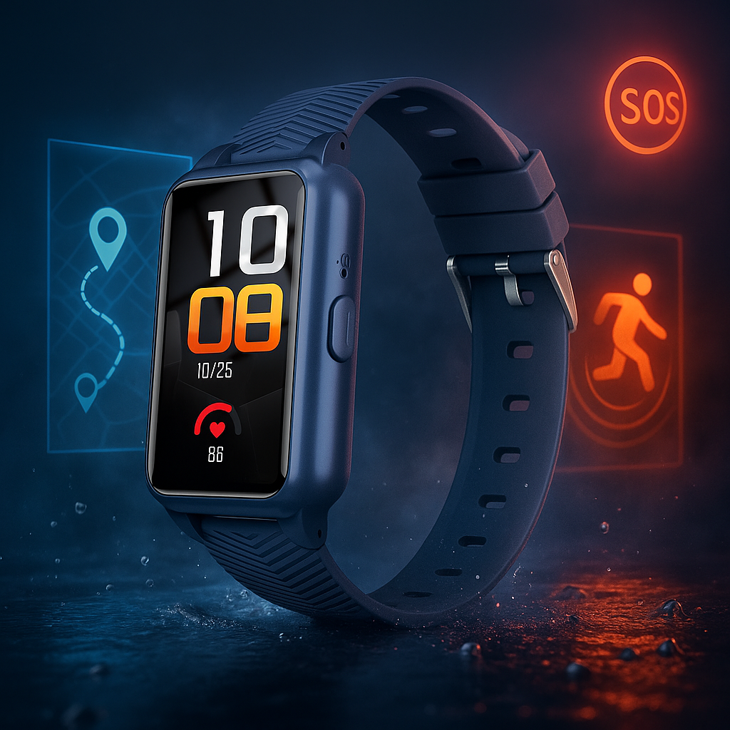 Reloj Inteligente para Mayores con GPS y Detección de Caídas