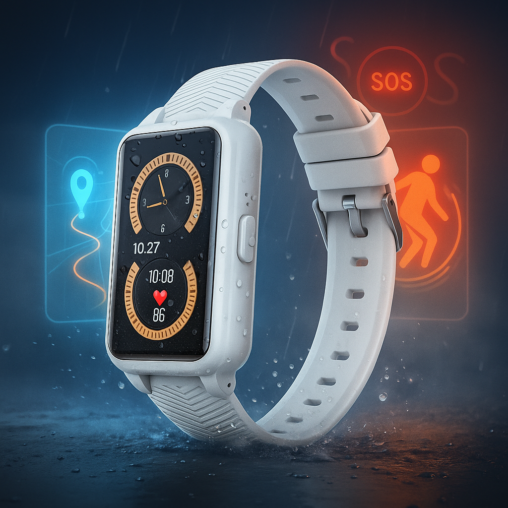 Reloj Inteligente para Mayores con GPS y Detección de Caídas