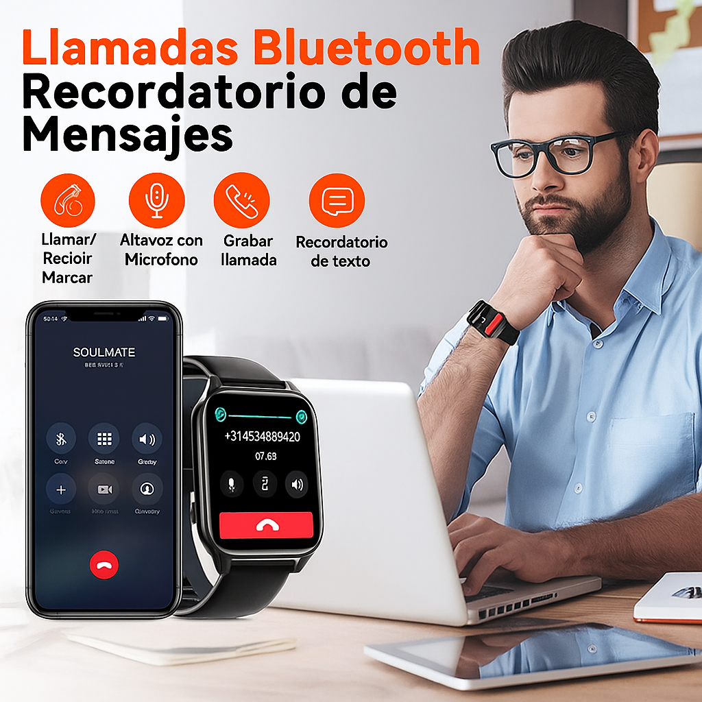 Reloj Inteligente con Monitoreo No Invasivo de Glucosa