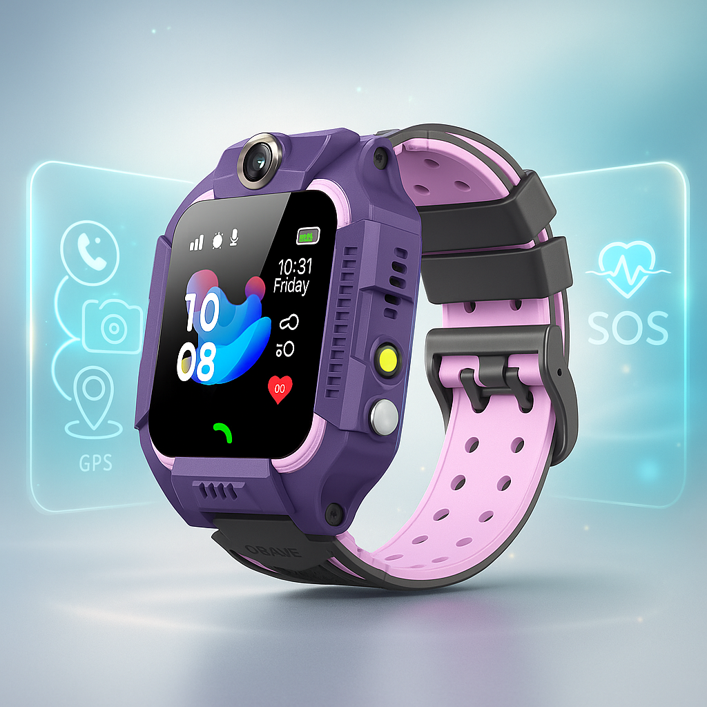 Reloj Inteligente para Niños con GPS, Cámara y SOS