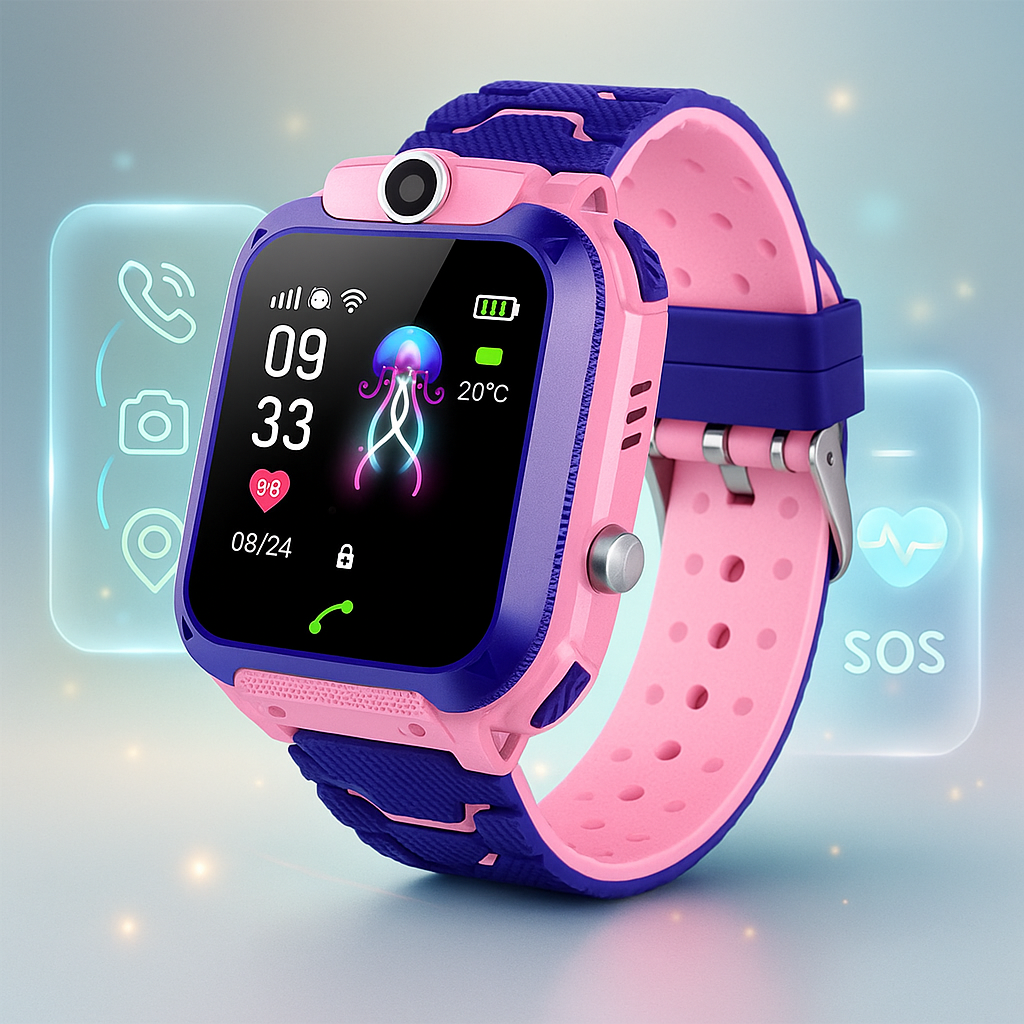 Reloj Inteligente para Niños con GPS, Cámara y SOS