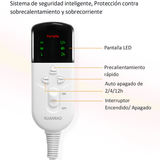 Manta Eléctrica DualCozy Franela Suave con Calor Rápido