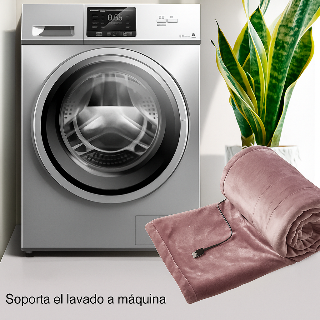 Manta Eléctrica USB Felpa Ultra Suave Cama Sofá
