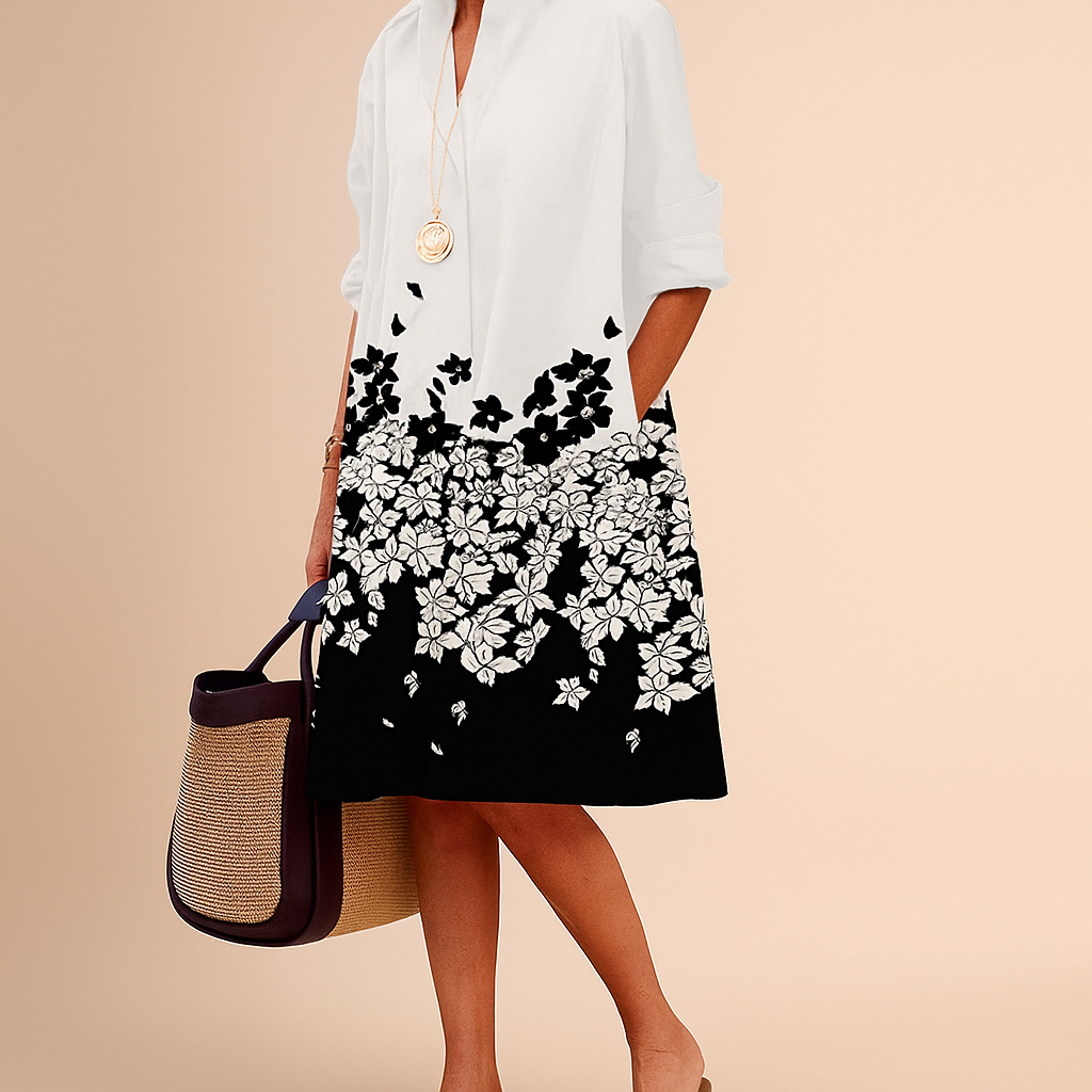 Vestido Casual Impreso Elegante para Mujeres