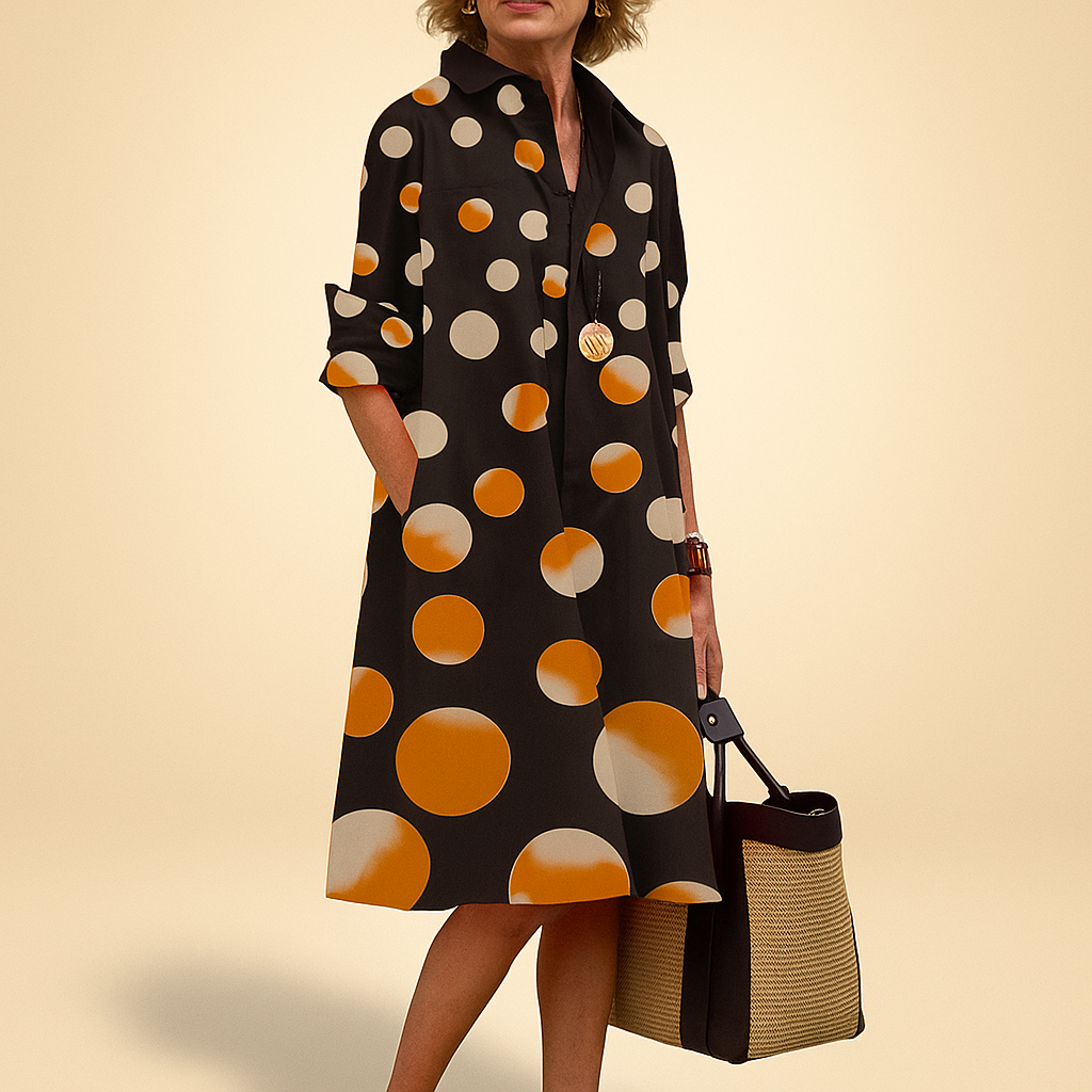 Vestido Casual Impreso Elegante para Mujeres