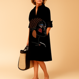 Vestido Casual Impreso Elegante para Mujeres