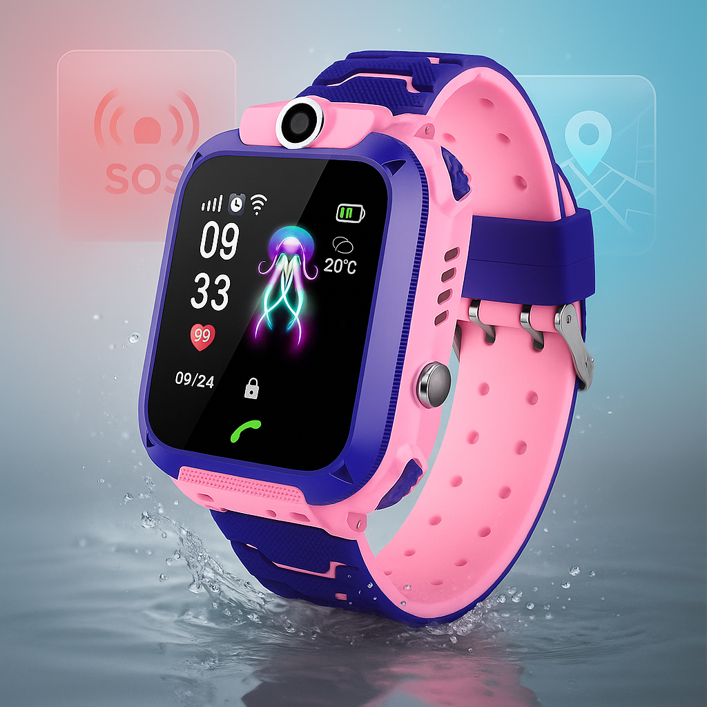 Orologio Intelligente Bambini GPS SOS Impermeabile IP67