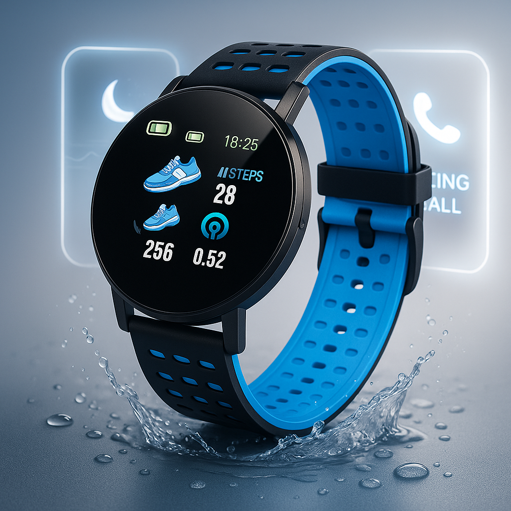 Orologio Intelligente Fitness Impermeabile con Monitor della Salute