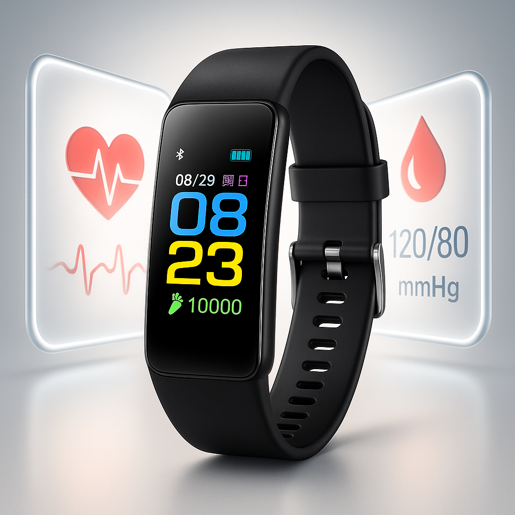 VitaWatch Orologio Intelligente per Anziani con Monitor