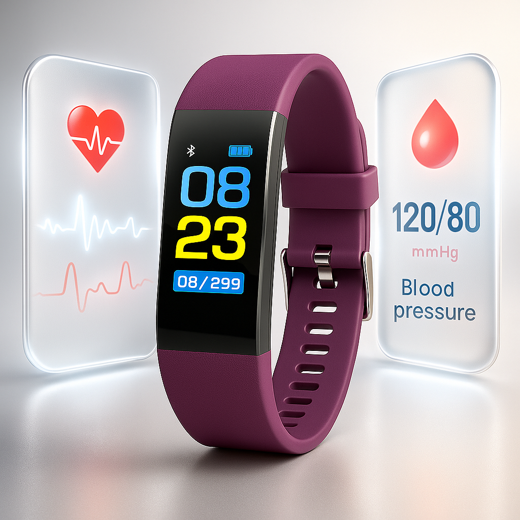 VitaWatch Orologio Intelligente per Anziani con Monitor