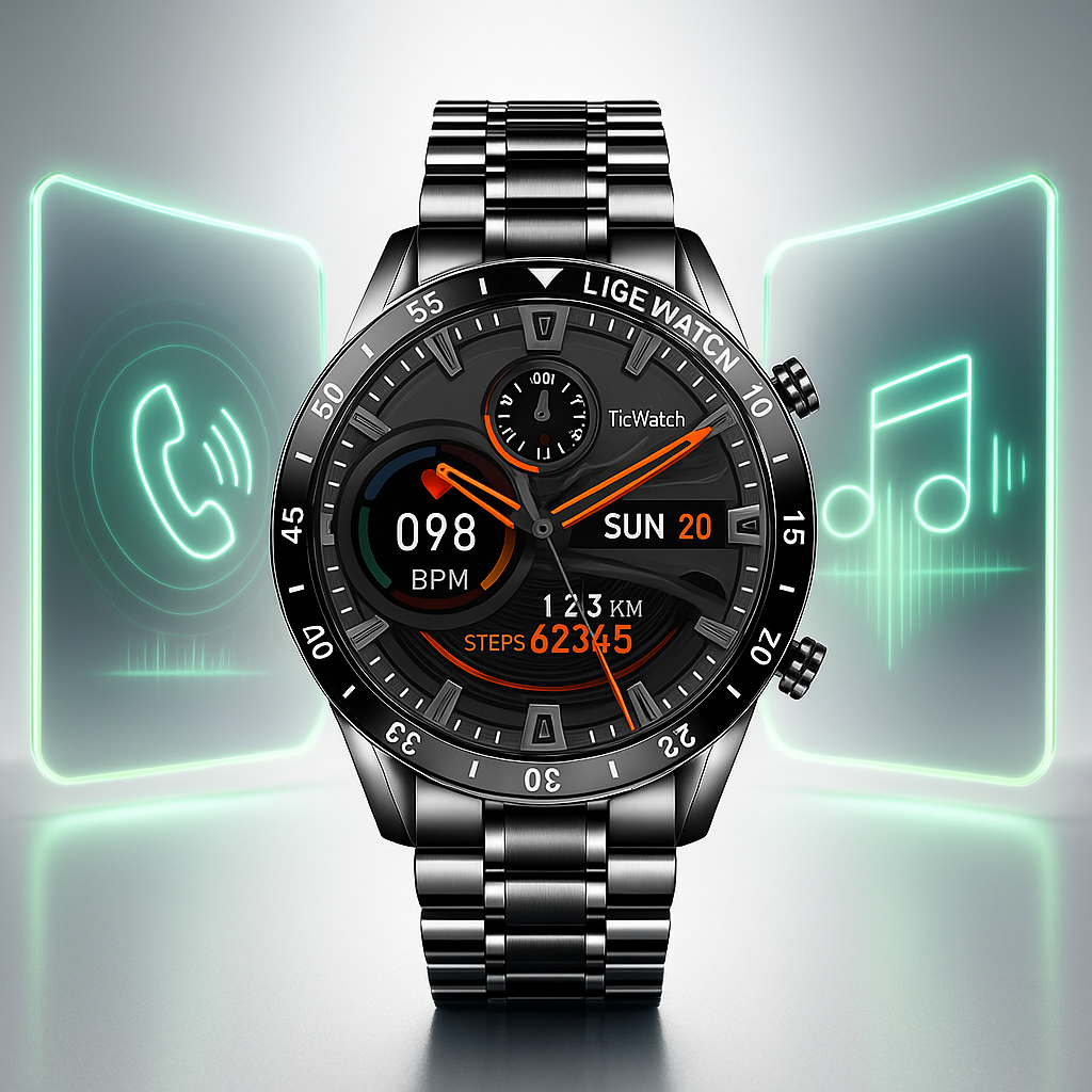 Smartwatch Deluxe Elegante con Funzioni Intelligenti