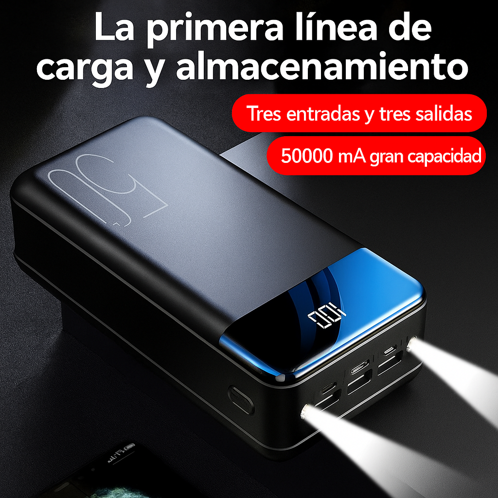 Batteria esterna ad alta capacità da 70000mAh Ricarica rapida Super rapida per telefoni cellulari