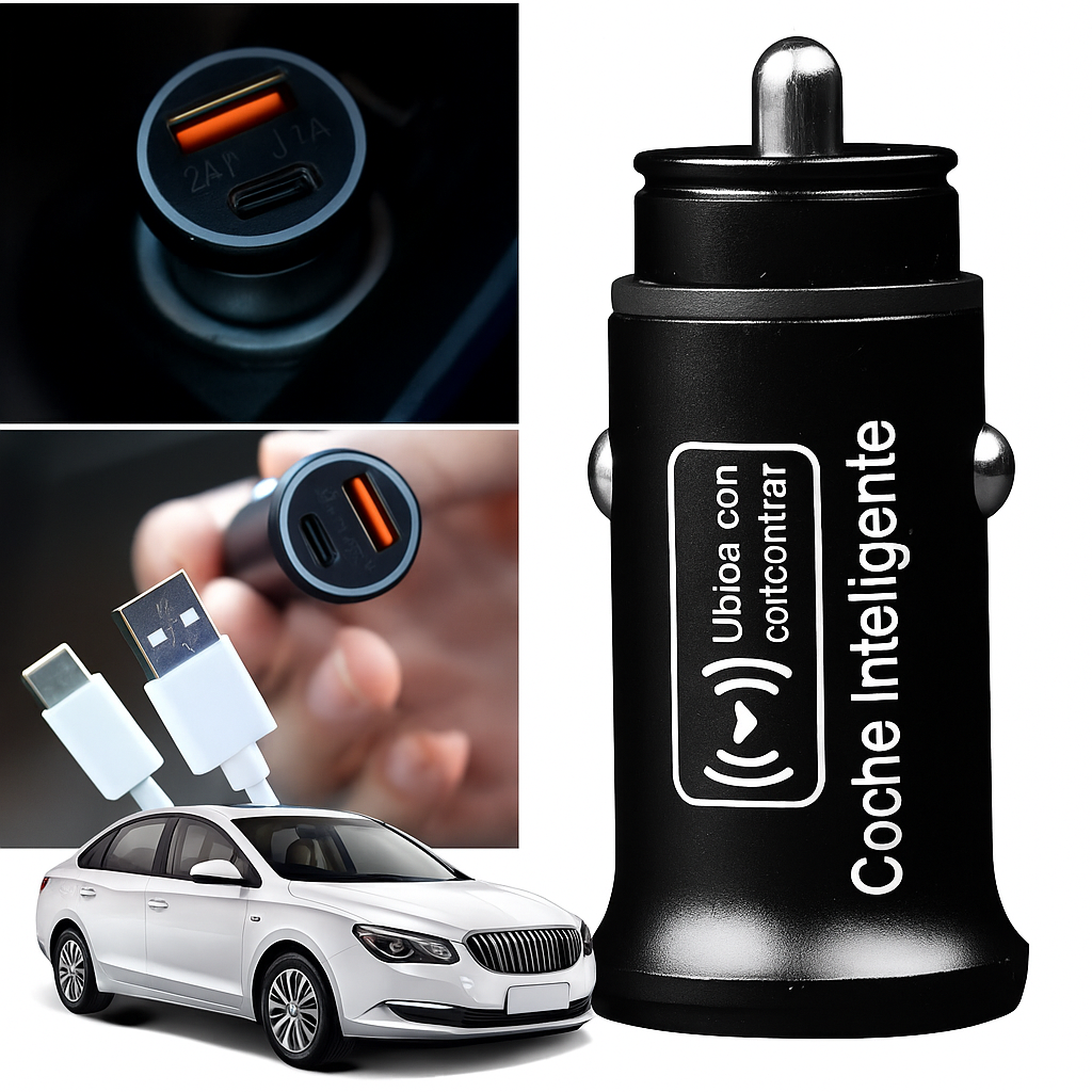 Cargador de Coche USB 20W con GPS iPhone