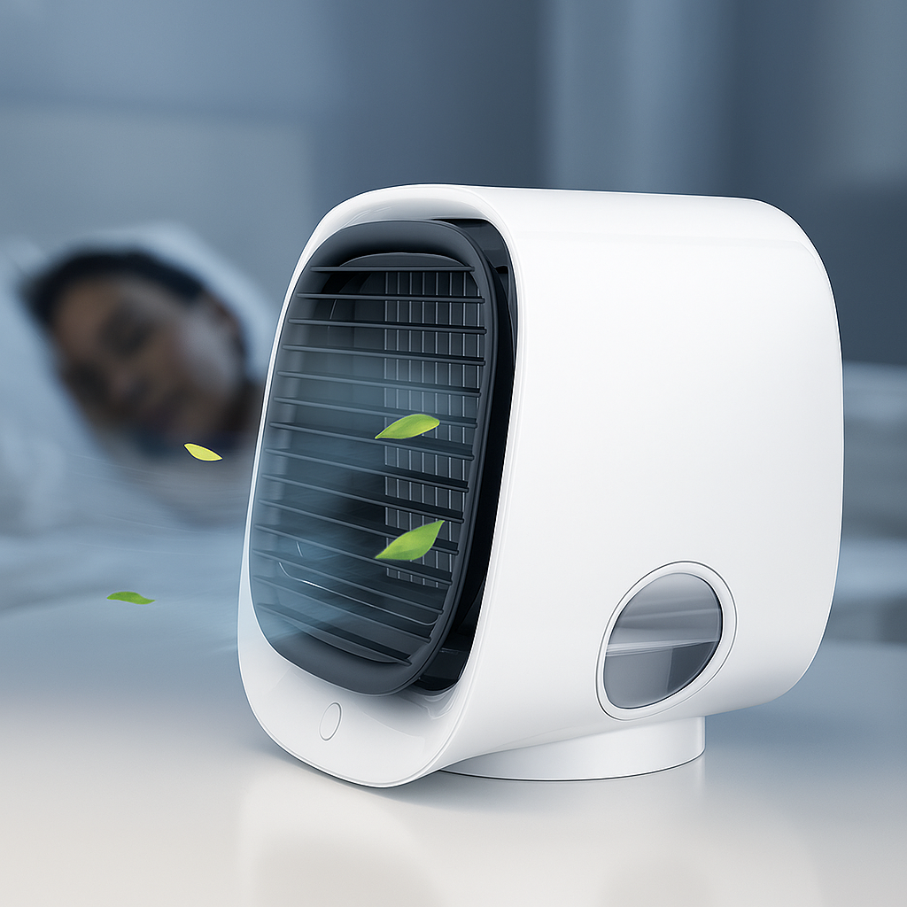Breezilo - Raffreddatore d'aria - Umidificatore 2 in 1 - Freschezza e Comfort