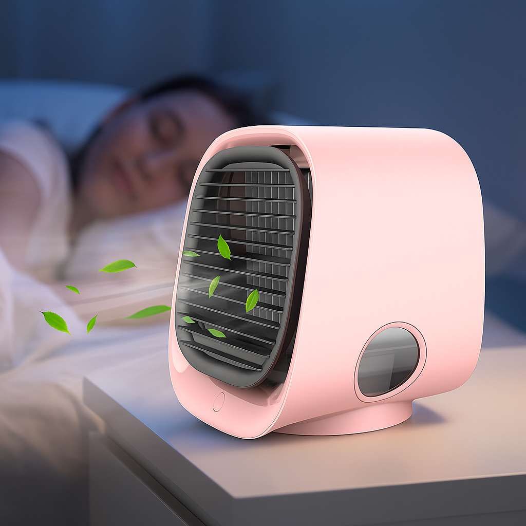 Breezilo - Raffreddatore d'aria - Umidificatore 2 in 1 - Freschezza e Comfort
