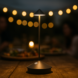 ClarityGlow Lampada da Tavolo LED Senza Fili – Per Notti Calde Dentro e Fuori