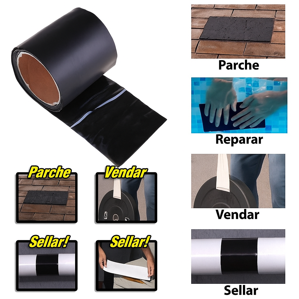 Cinta de Reparación Impermeable Selladora 150x20 cm