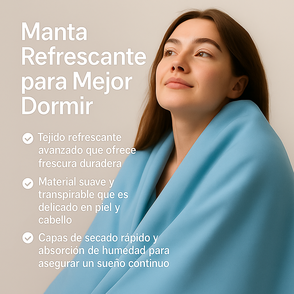 CoolRest Manta Refrigerante Cree - Enfriamiento Portátil