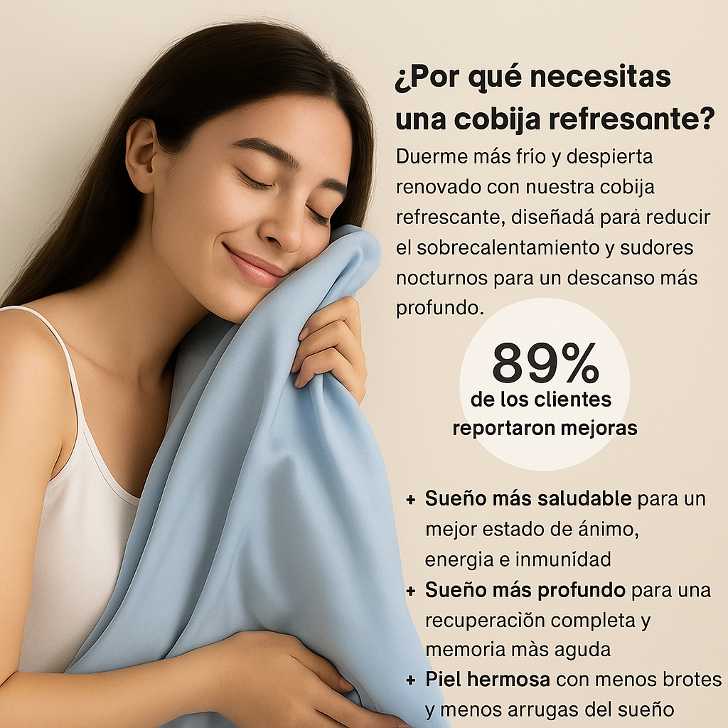 CoolRest Manta Refrigerante Cree - Enfriamiento Portátil
