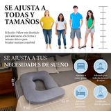 ChillMom Almohada de Embarazo - Soporte Total - Ergonómica - Espuma viscoelástica - Lavable