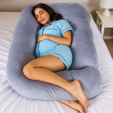 ChillMom Almohada de Embarazo - Soporte Total - Ergonómica - Espuma viscoelástica - Lavable