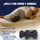 SpineAlign Almohada para Rodillas - Espuma Viscoelástica - Soporte Ergonómico