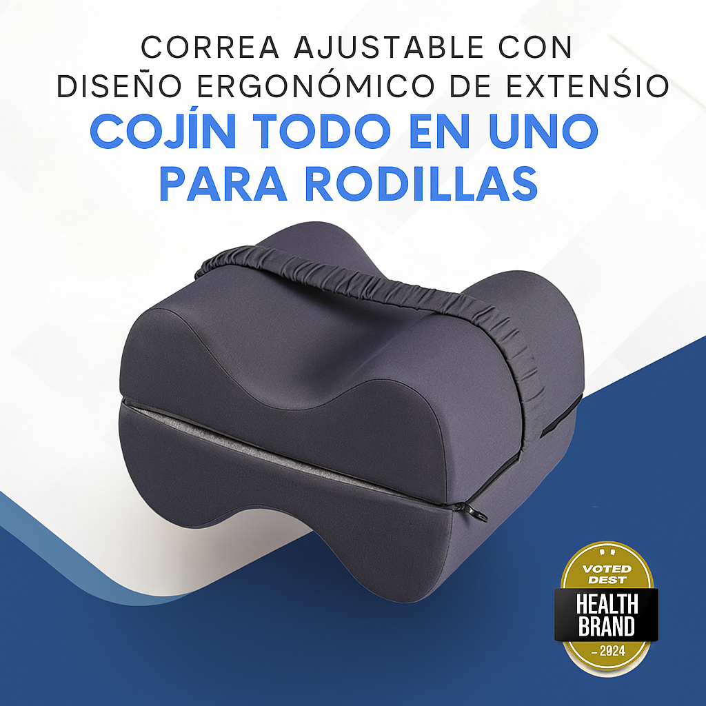 SpineAlign Almohada para Rodillas - Espuma Viscoelástica - Soporte Ergonómico