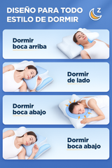 CozyRest Almohada Cervical Viscoelástica - Soporte Ergonómico - Alivio Dolor