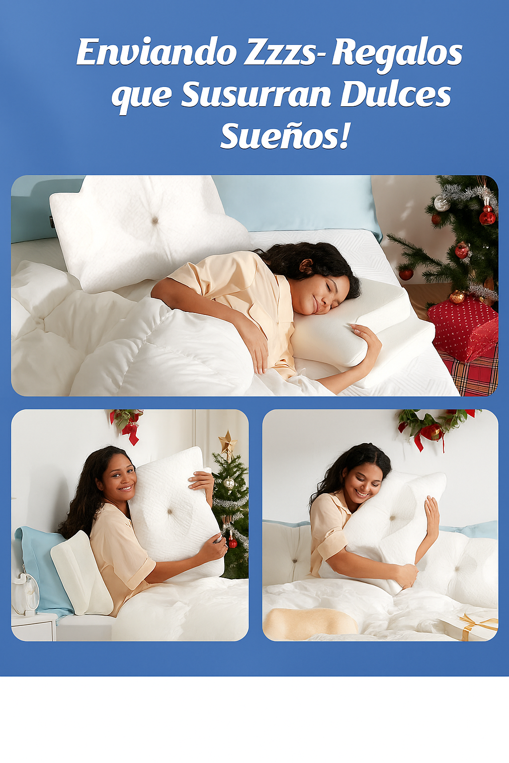 CozyRest Almohada Cervical Viscoelástica - Soporte Ergonómico - Alivio Dolor