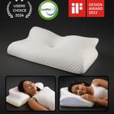 CozyRest Almohada Cervical Viscoelástica - Soporte Ergonómico - Alivio Dolor
