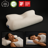 CozyRest Almohada Cervical Viscoelástica - Soporte Ergonómico - Alivio Dolor