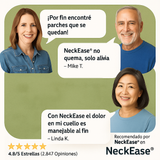 Parches Herbales NeckEase- Alivio Natural y Calor Terapéutico para Cuello