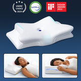 CozyRest Almohada Cervical Viscoelástica - Soporte Ergonómico - Alivio Dolor
