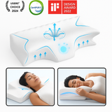 CozyRest Almohada Cervical Viscoelástica - Soporte Ergonómico - Alivio Dolor