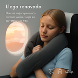 Almohada de viaje Infinity - soporte cervical ergonómica - viscoelástica compacta
