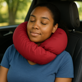 Almohada de viaje Infinity - soporte cervical ergonómica - viscoelástica compacta