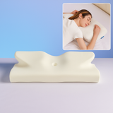 CozyRest Almohada Viscoelástica Cuello - Soporte Ergonómico - Alivio Dolor