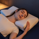 CozyRest Almohada Viscoelástica Cuello - Soporte Ergonómico - Alivio Dolor
