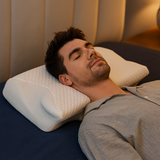 CozyRest Almohada Viscoelástica Cuello - Soporte Ergonómico - Alivio Cervical