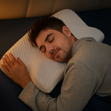 CozyRest Almohada Viscoelástica Cuello - Soporte Ergonómico - Alivio Cervical