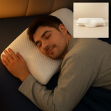 CozyRest Almohada Viscoelástica Cuello - Soporte Ergonómico - Alivio Dolor