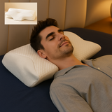 CozyRest Almohada Viscoelástica Cuello - Soporte Ergonómico - Alivio Dolor