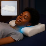 CozyRest Almohada Viscoelástica Cuello - Soporte Ergonómico - Alivio Dolor