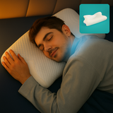 CozyRest Almohada Viscoelástica Cuello - Soporte Ergonómico - Alivio Dolor