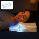 CozyRest Almohada Viscoelástica Cuello - Soporte Ergonómico - Alivio Dolor