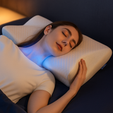 CozyRest Almohada de Cuello Espuma Viscoelástica - Soporte Ergonómico - Para Viaje