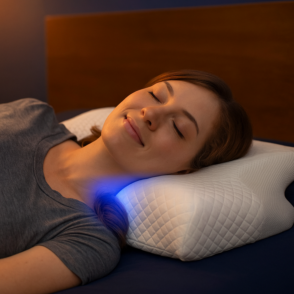CozyRest Almohada de Cuello Espuma Viscoelástica - Soporte Ergonómico - Para Viaje