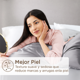 Funda Almohada Seda CozyRest - Pack 2 - Anti-frizz Hipoalergénica